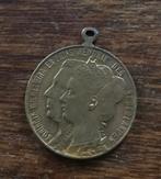 Draagpenning geboorte Julianna 1909, Ophalen of Verzenden, Brons, Nederland