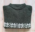 IJslandse trui handgebreid maat L / XL, Ophalen of Verzenden, Nieuw, Maat 42/44 (L), Groen