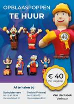 Feestpoppen/abraham/Sarah te huur. 40 euro, Hobby en Vrije tijd, Feestartikelen, Ophalen