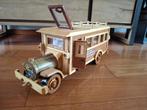 Houten schoolbus ruim 50cm lang Uniek stuk, Hobby en Vrije tijd, Modelbouw | Auto's en Voertuigen, Overige merken, Groter dan 1:32
