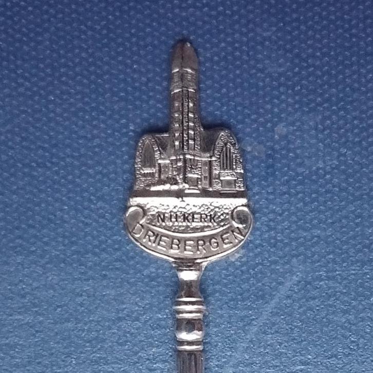 verzilverd lepeltje NH Kerk Driebergen (P paardenhoofd R), Antiek en Kunst, Antiek | Bestek, Ophalen of Verzenden