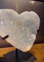 Aurakwarts Hart 2,1 kg op Standaard, Ophalen of Verzenden, Nieuw