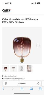 Calex Kirkuna Marron Gradient LED Hanglamp, Ophalen of Verzenden, Zo goed als nieuw, Glas, Minder dan 50 cm