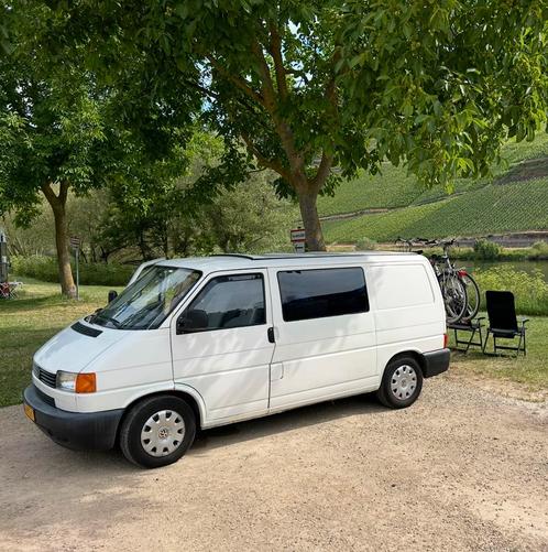 VW T4 1.9TD leuke camper bus met fietsendrager en trekhaak, Caravans en Kamperen, Campers, Particulier, Bus-model, tot en met 2