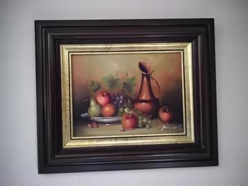 Stilleven Schilderij van frank lean beschikbaar voor biedingen