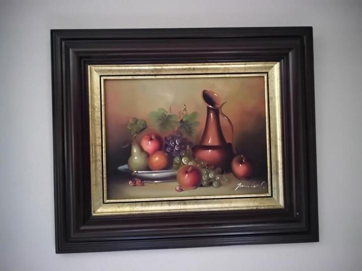 Stilleven Schilderij van frank lean, Antiek en Kunst, Kunst | Schilderijen | Klassiek, Ophalen of Verzenden