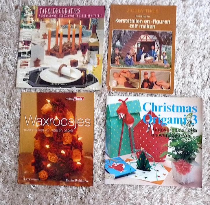 KNUTSELEN:  12 BOEKEN - KNUTSELEN VOOR KERST - / WINTER, Hobby en Vrije tijd, Knutselen, Zo goed als nieuw, Overige typen, Verzenden
