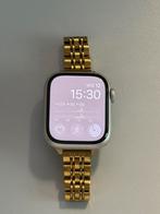 Apple watch series 9 starlight incl bandjes, oplader en doos, Gebruikt, Apple Watch ⌚️, IOS, Ophalen of Verzenden