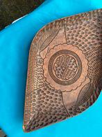 Afrikaanse Schaal hout 58 bij 35 cm handwerk porto rekening, Overige vormen, Schaal, Gebruikt, Hout