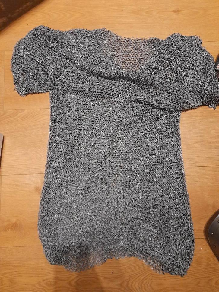 Maliënkolder - Historisch Kostuum, Kleding | Heren, Carnavalskleding en Feestkleding, Zo goed als nieuw, Kleding, Historisch, Overige maten