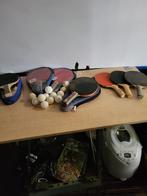 pingpongbatjes tafeltennisbatjes en balletjes, Sport en Fitness, Tafeltennis, Ophalen of Verzenden, Zo goed als nieuw, Net, Batje(s) of Balletje(s)