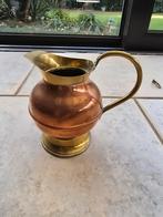 Anttieke koperen messing kan, Antiek en Kunst, Ophalen of Verzenden, Koper