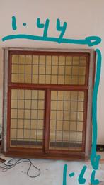 Raam glas in lood, Doe-het-zelf en Verbouw, Glas en Ramen, Ophalen, Gebruikt, Glas in lood