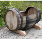 Plantenbak van old look ton, op liggers, Tuin en Terras, Ophalen, Nieuw, Hout, Tuin