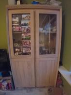 Mooie Servieskast met Glasdeuren, Ophalen, 100 tot 150 cm, Glas, Modern