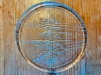 Dit is een vintage glazen bord Finse glasfabriek Humppila, Antiek en Kunst, Antiek | Wandborden en Tegels, Ophalen of Verzenden