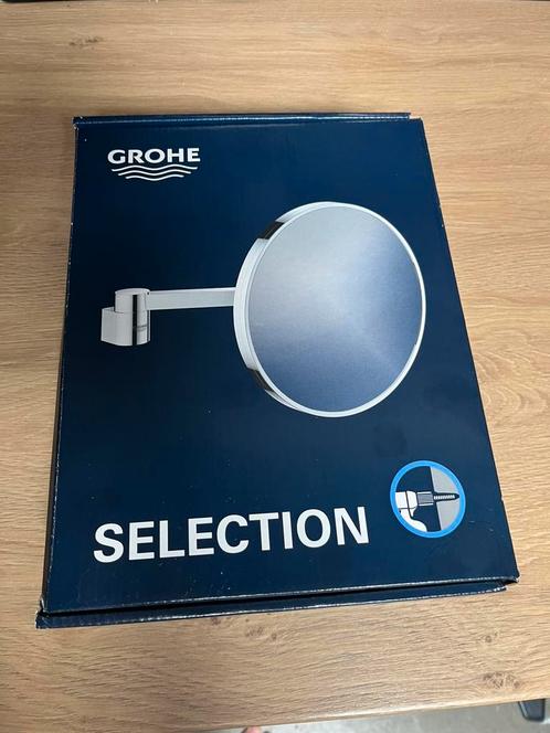 Nieuwe Grohe make-up spiegel Goud - Brushed Cool Sunrise, Huis en Inrichting, Woonaccessoires | Spiegels, Nieuw, Ophalen of Verzenden