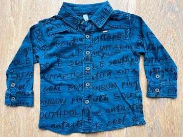 Soepele blauwe blouse Babyface mt 80/86 als nieuw! beschikbaar voor biedingen