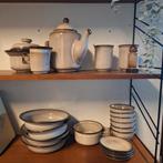 Vintage Bruin Beige Servies - Niet Compleet, Huis en Inrichting, Keuken | Servies, Ophalen