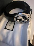 Gucci Riem Zwart Leer, Kleding | Dames, Riemen en Ceinturen, 3 tot 5 cm, 90 tot 100 cm, Heupriem, Ophalen of Verzenden