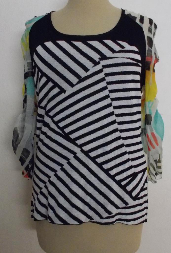 Aparte top van Aldo Martins! L, Kleding | Dames, Tops, Zo goed als nieuw, Maat 38/40 (M), Overige kleuren, Lange mouw, Ophalen of Verzenden