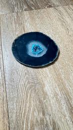 Blauwe Agaat Edelsteen Plak, Ophalen of Verzenden, Mineraal