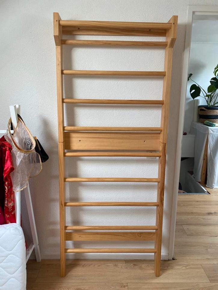 Houten klimrek klimwand, Huis en Inrichting, Kasten | Stellingkasten, Zo goed als nieuw, Ophalen