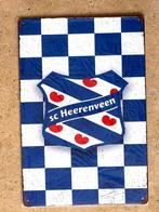 Vintage SC Heerenveen metalen bord formaat A4 (21x29 cm), Verzenden, Nieuw, Overige binnenlandse clubs, Poster, Plaatje of Sticker