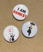 BANKSY #1 buttons speldjes pins streetart I am Banksy, Verzenden, Nieuw, Button