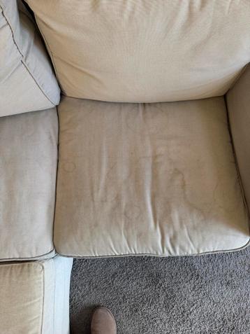 IKEA Ektorp bank + poef met wasbare hoes - afbeelding 4