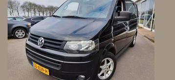 Buscamper vw transporter t5 2004 zwart airco 1.9tdi  beschikbaar voor biedingen