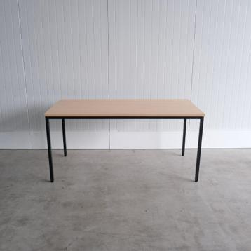 Restpartij, Kantinetafel, 160x80cm, Beuken blad, Zwart  beschikbaar voor biedingen