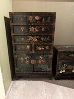 2 Chinese kastjes, Huis en Inrichting, 1 of 2 laden, Ophalen of Verzenden, Zo goed als nieuw, Minder dan 100 cm
