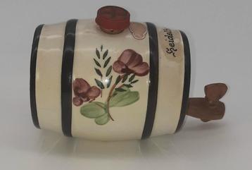 Vintage keramische drank tonnetje Heidelberg beschikbaar voor biedingen