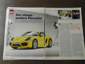 Porsche Cayman 981 S ? Eerst 23x autotest lezen beschikbaar voor biedingen