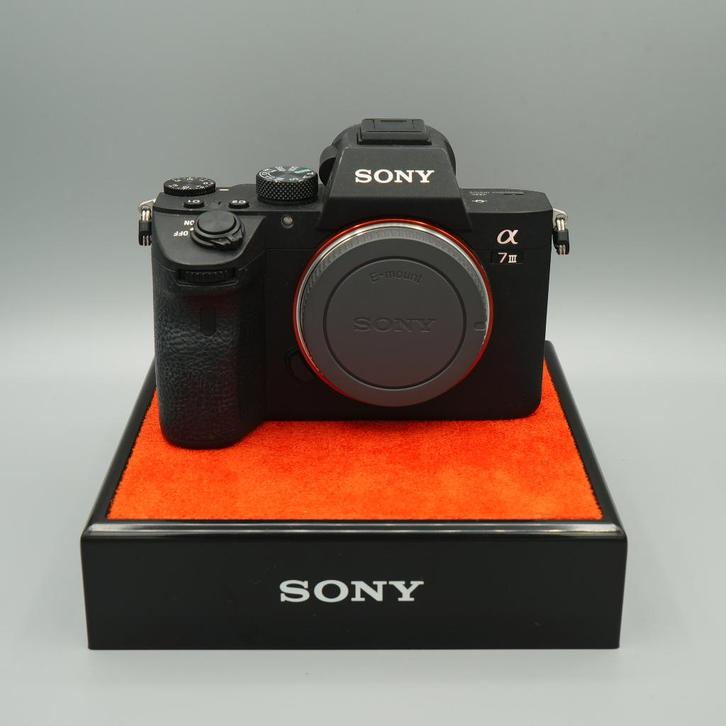 Sony A7 III body Fullframe systeemcamera met 7450 clicks, Audio, Tv en Foto, Fotocamera's Digitaal, Zo goed als nieuw, Spiegelreflex