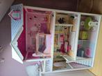 Barbiehuis poppenhuis 1.24 hoog, Kinderen en Baby's, Speelgoed | Poppenhuizen, Ophalen of Verzenden, Zo goed als nieuw
