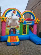 Springkussen 'Unicorn' te huur, Ophalen of Verzenden, Zo goed als nieuw, Overige