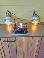 Twee MARSET Santorini hang buitenlampen, Ophalen of Verzenden, Zo goed als nieuw, Glas, Hanglamp