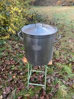 Hele grote pan, Ophalen, Rvs