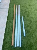 Wandpanelen bevestigingen U-Profiel en hoekproefiel TEAK, Ophalen, Zo goed als nieuw