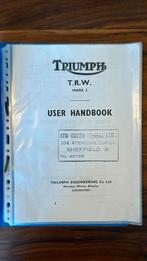 Triumph TRW Mark 3 500cc, Motoren, Handleidingen en Instructieboekjes, Triumph
