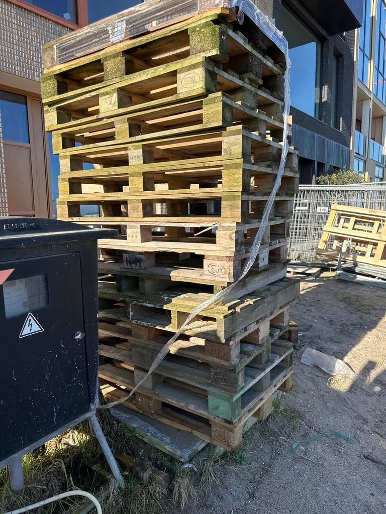 14 Statiegeld Pallets - Goed Bod Gevraagd!, Ophalen, Gebruikt