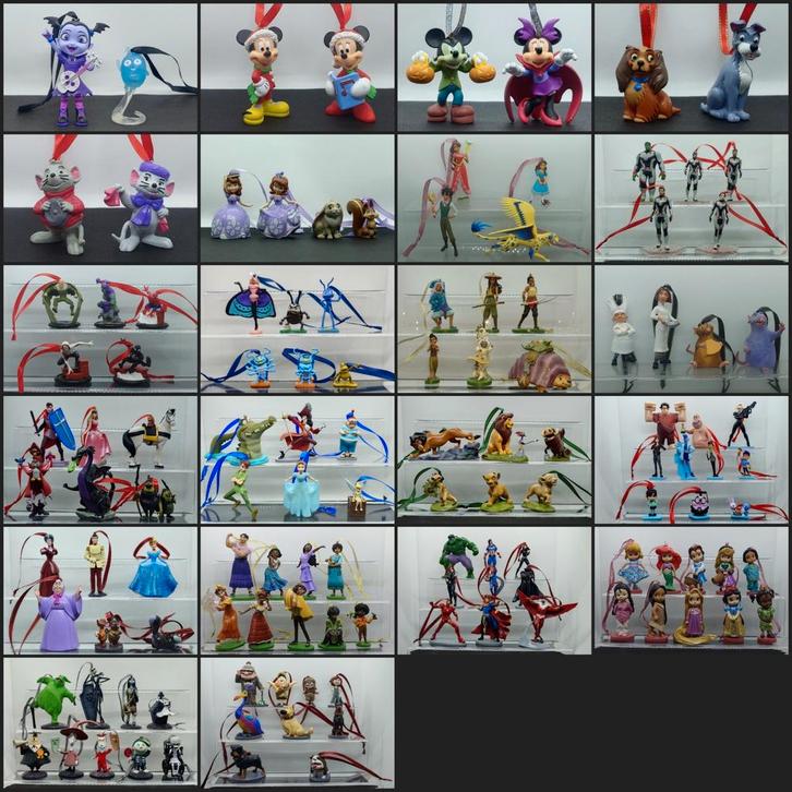 Disney sets sets kerst ornamenten ornament kerstboom hangers, Diversen, Kerst, Ophalen of Verzenden