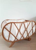 Vintage wiegje, Ophalen of Verzenden, Zo goed als nieuw, Rechthoekig, Riet