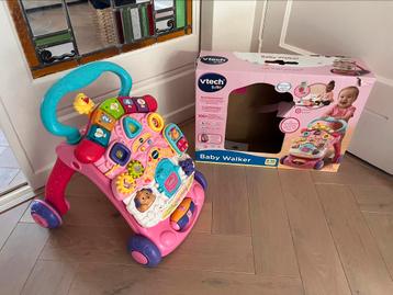 vTech 2 in 1 Baby walker loopwagen baby roze beschikbaar voor biedingen