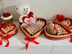 Valentijn cadeau chocolade box merci bonbons flowerbox, Nieuw, Ophalen of Verzenden, Valentijn of Romantisch