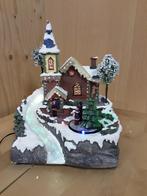 Kerst huis , kerst tafereel met verlichting en beweging, Diversen, ., Ophalen of Verzenden, Zo goed als nieuw, .