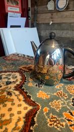 Dubbelwandige theepot chroom, Ophalen of Verzenden