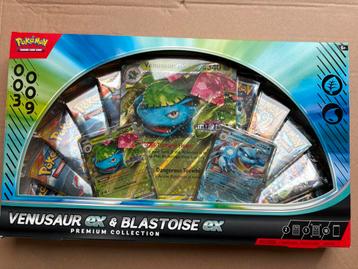 Pokémon Venusaur & Blastoise ex Premium Box beschikbaar voor biedingen